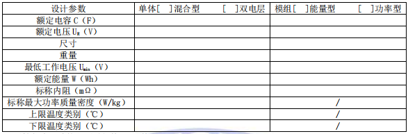電容設計參數說明 電容設計參數說明